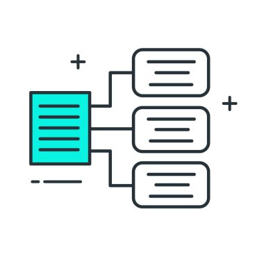 Metin Oluşturma Yapay Metin Sentezleme Vektörü Simgesi Tasarımı