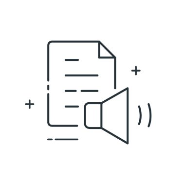 Text to Speech Generator Speech Synthesis Vector Icon Design clipart