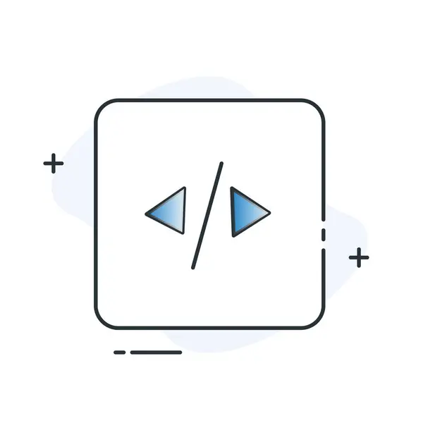 Automatisierte Codeerstellung Vektor Icon Design Icon — Stockvektor