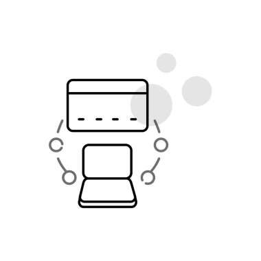 Ad Harcama İyimser Vektör İllüstrasyon Simgesi Tasarımı