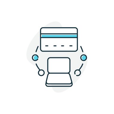 Ad Harcama İyimser Vektör İllüstrasyon Simgesi Tasarımı