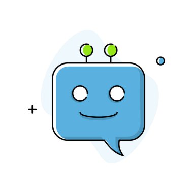 AI Chatbot Virtual Assistants Chatbot Technology Virtual Agents Vector Icon Design