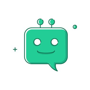 AI Chatbot Virtual Assistants Chatbot Technology Virtual Agents Vector Icon Design