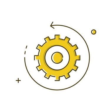 Material Creation Reverse Engineering and Reverse Engineering Material Synthesis Vector Icon Design