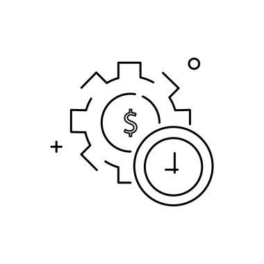 Real Time Pricing Mechanism Dynamic Real Time Pricing Vector Illustration Icon Design