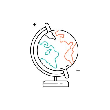 Globe, World, Earth, Global, International, Geography, Globe Icon, Planet, Continents, Atla