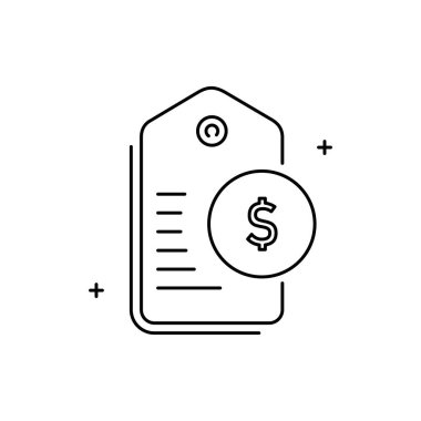 Gerçek zamanlı Dinamik Fiyatlandırma Vektörü Simgesi Tasarımı