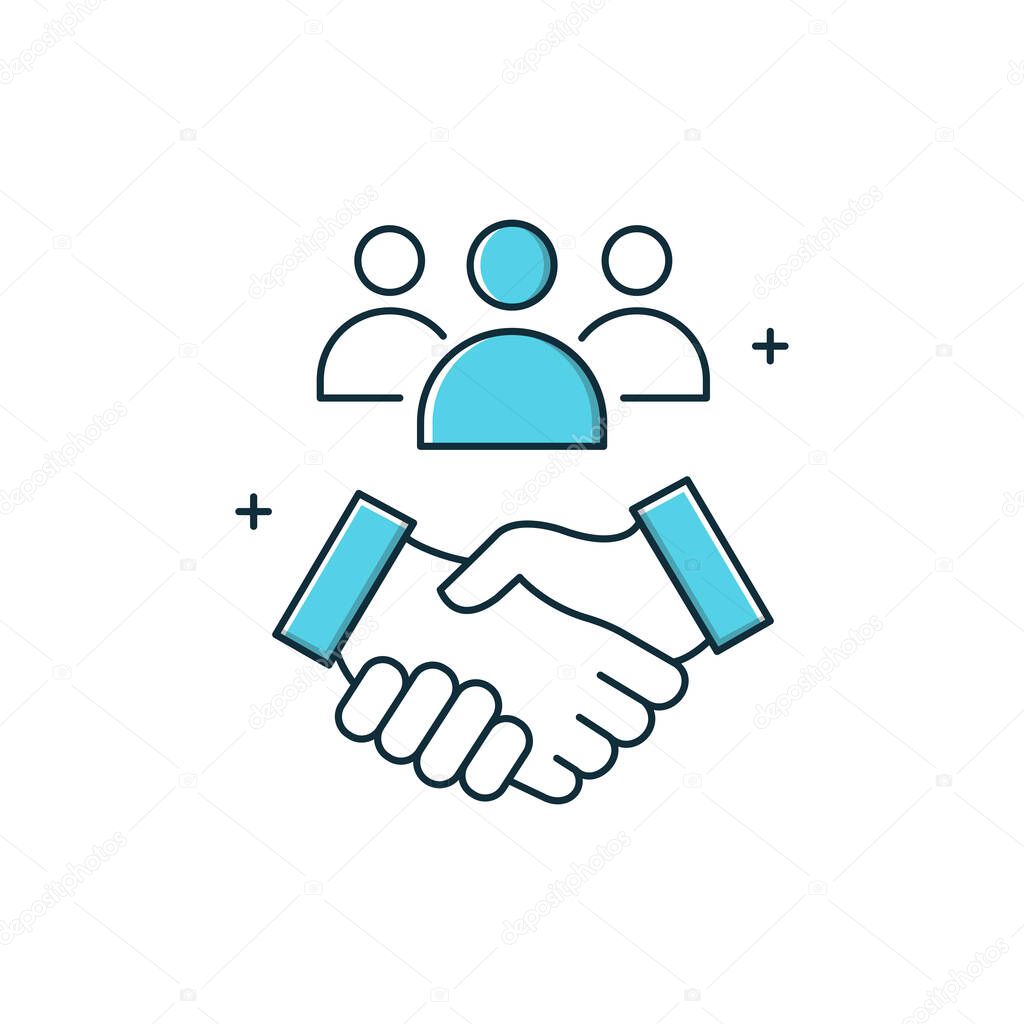 Customer Engagement Vector Icon Design