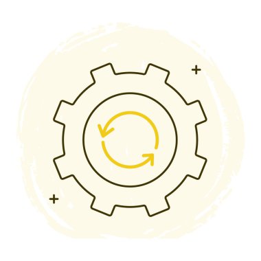 Teknoloji Ters Mühendislik Simgesi, teknoloji, sistem analizi, işlem simgeleri, ürün sökülmesi