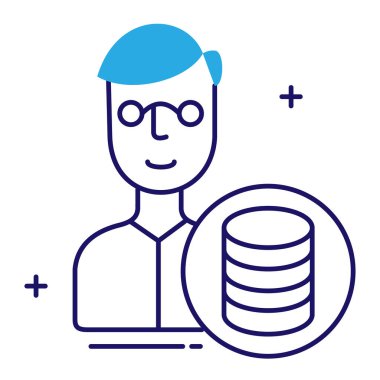 İş Zekası ve Veri Bilimi Vektörü ICOn Tasarımı, AI, Veri Bilimi, Öngörücü Analiz, Veri Görselleştirme, Algoritmalar