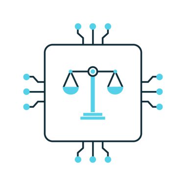 AI Ethics in Technology Vector Icon Design, technology ethics, responsible  clipart