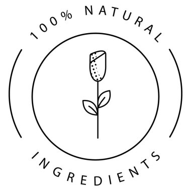 Eco Natural Ingredients Vector Symbol ICon Design clipart