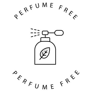 Organik Aroma Eko Parfüm Vektörü Simgesi Tasarımı