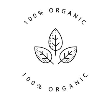 Yeşil Çevre dostu Organik Yaprak Vektörü Simgesi Tasarımı