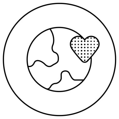 Doğa Yankı Simgesi Tasarım Vektörü