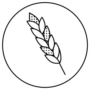 Çevre dostu Yeşil Glütensiz Vektör Sembol Simgesi Tasarımı