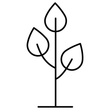 Yeşil Dünya Eko Bitki Vektör Simgesi Tasarımı