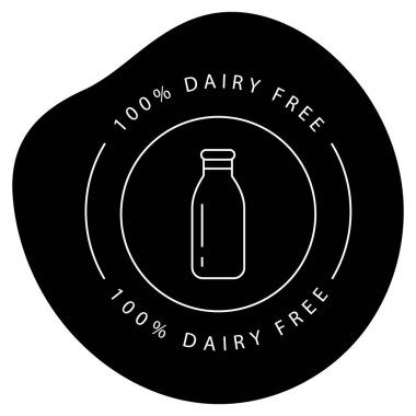 Eco Dairy Friendly Farm Vector Icon Design clipart