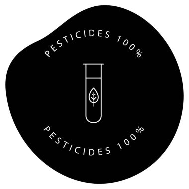 Eco-Friendly Pesticide-Free Health Vector Icon Design clipart