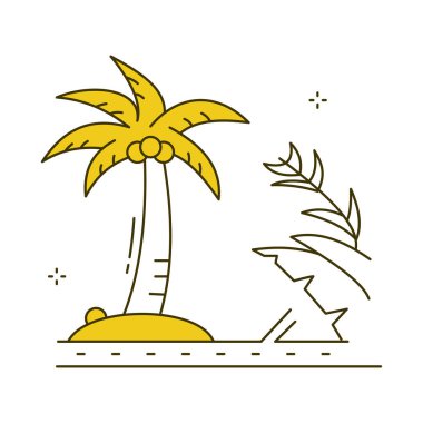  Kadınlar Bikini Plaj Giysisi Vektör Simgesi Tasarımı