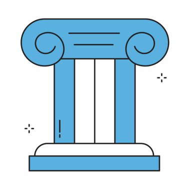 Simge Tarihi Site Vektörü Simgesi Tasarımı