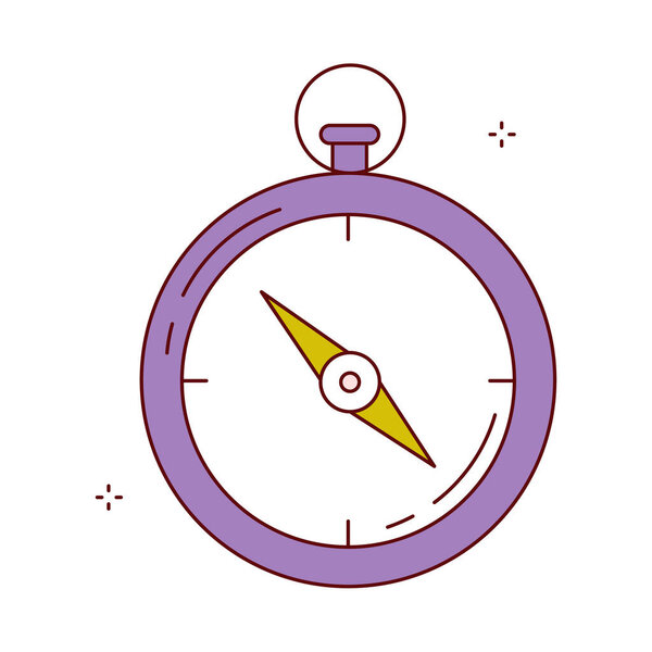 Дизайн векторной иконки навигатора для путешествий