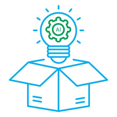 Farklı Düşünme ve Eşsiz Fikir Vektörü Tasarımı