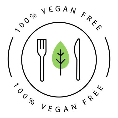 Edtable Stroke ile% 100 Vegan Serbest Vektör Simgesi Tasarımı