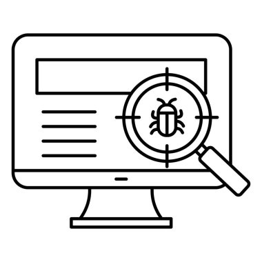 Tehdit İstihbaratı Siber Güvenlik Kalkan Vektör Simgesi tasarımı, veri ihlali, ağ taraması, kötü amaçlı yazılım uyarısı