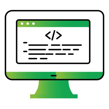 Özel Kodlama Vektörü Simgesi Yazılım Geliştirme, Programlama ve Kod Özelleştirmesi