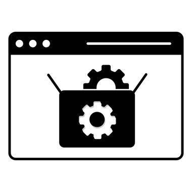 Web Sitesi Sıralaması ve Çevrimiçi Görünürlüğü için SEO Paket Vektörü Simgesi Dijital İyimserleştirme Servisleri
