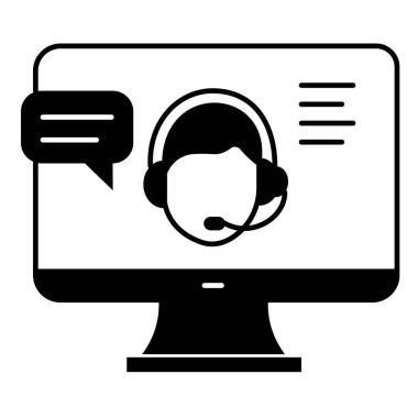 Teknik Destek Vektörü Simgesi Bilgi İşlem Yardımı, Uzaktan Sorun Çözümleme ve Hizmet Yönetimi Çözümleri