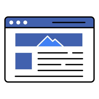 Çevrimiçi Web Sayfaları, İnternet Bağlantısı ve Tarayıcı Simgesi