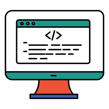 Özel Kodlama Vektörü Simgesi Kişiselleştirilmiş Kod, Programlama Teknikleri ve Dijital Çözümler