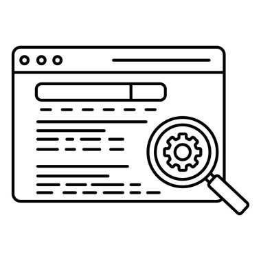 En İyimser Arama Vektörü Simgesi Depolama Organik Arama Geliştirme, SEO Başarı Stratejileri ve Web Sitesi Trafik Artırma