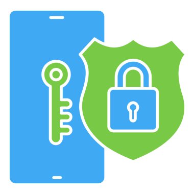 İki Faktörlü Kimlik Doğrulama Simgesi Telefon ve Parola Koruma Yöntemi