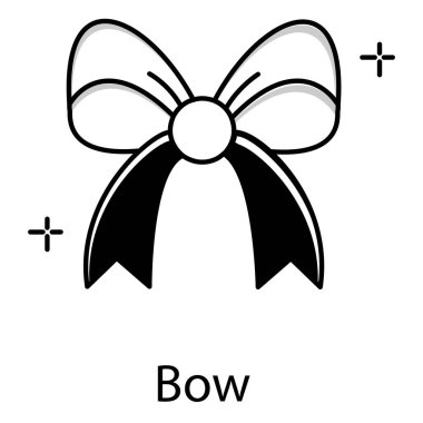 Tatil Paketi ve Şenlik Tasarımı için Noel Yayı Vektör Simgesi