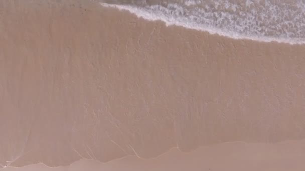 Fale Awaryjne Plaży Widok Góry Fale Lotu Ptaka Morze Niesamowity — Wideo stockowe
