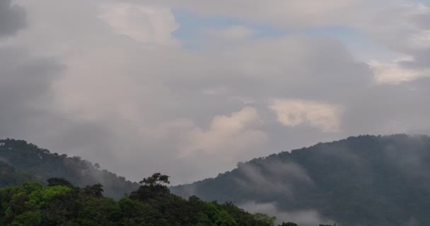 Tiempo Lapso Naturaleza Hermosa Luz Puesta Del Sol Cielo Nubes — Vídeo de stock