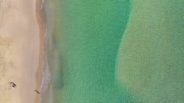 Aerial View Beautiful Sea Summer Season — Stock Video