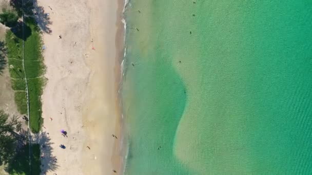Aerial View Beautiful Sea Summer Season — Vídeos de Stock