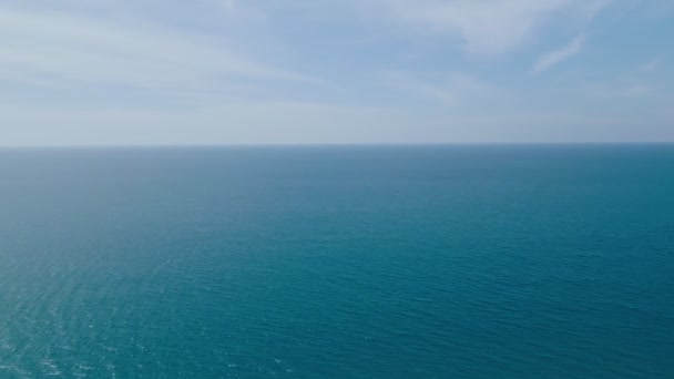 夏季美丽的大海 无人驾驶相机拍摄的镜头 神奇的海背景 — 图库视频影像