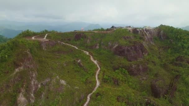 Mountains Range Phutajor Mountain Unseen Travel People Camping Adventure Phang — Vídeo de stock