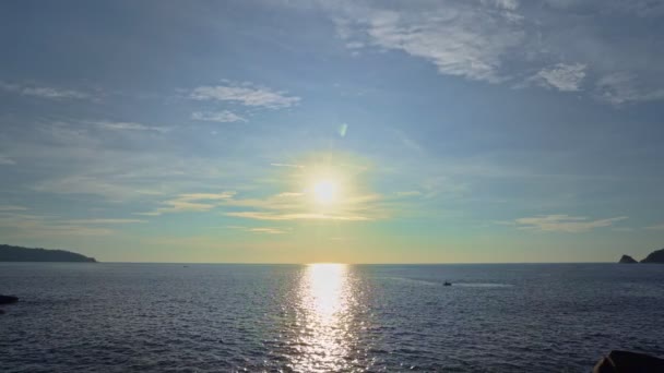 Beautiful Sea Summer Season Amazing Open Sea Ocean Background — Vídeos de Stock