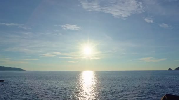 Beautiful Sea Summer Season Amazing Open Sea Ocean Background — Stockvideo