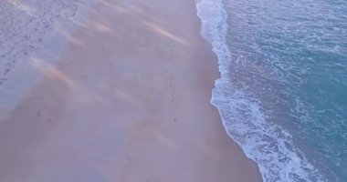 Beautiful Sea in summer season,footage from drone camera,Amazing sea ocean background