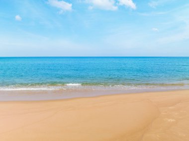 Beautiful Beach Sea in summer season, Amazing sea ocean sky background