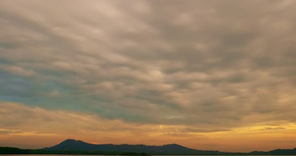 Increíble Luz Naturaleza Timelapse Cielo Nubes Puesta Del Sol Hora — Vídeos de Stock