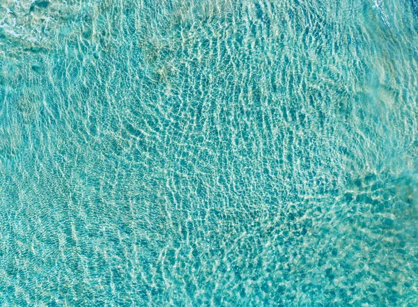 Meeresoberfläche Luftbild Wasser Oberflächentextur Top Ansicht Wellen Meer Hintergrund Schöne — Stockfoto