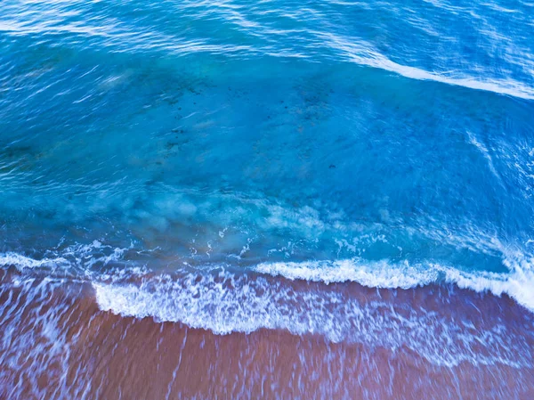 Sea Surface Aerial View Bird Eye View Photo Waves Water — Φωτογραφία Αρχείου